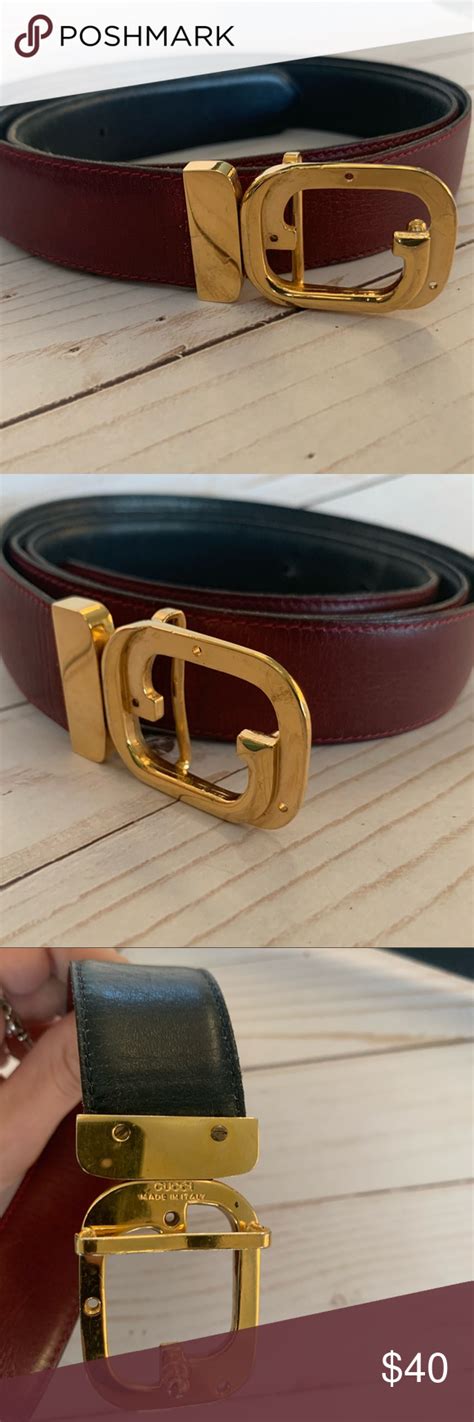 vintage reversible gucci belt|black vs brown gucci belt.